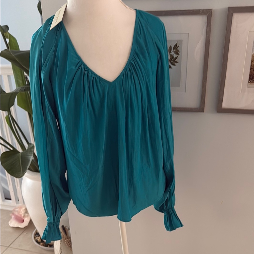 Ramy Brook gemstone green Relaxed Blouse